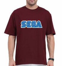 Load image into Gallery viewer, Sega Oversized T-Shirt for Men-Maroon-Ektarfa.online
