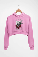 Load image into Gallery viewer, Guns N&#39; Roses Crop HOODIE FOR WOMEN-Light Baby Pink-Ektarfa.online
