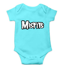 Load image into Gallery viewer, Misfits Kids Romper For Baby Boy/Girl-0-5 Months(18 Inches)-Sky Blue-Ektarfa.online
