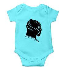 Load image into Gallery viewer, Black Panther Superhero Kids Romper For Baby Boy/Girl-0-5 Months(18 Inches)-Sky Blue-Ektarfa.online
