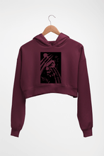 Load image into Gallery viewer, Wolverine Crop HOODIE FOR WOMEN-Maroon-Ektarfa.online
