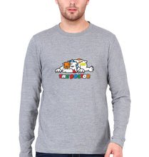 Load image into Gallery viewer, Rossi The Doctor Full Sleeves T-Shirt for Men-Grey Melange-Ektarfa.online
