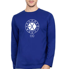 Load image into Gallery viewer, EXO Full Sleeves T-Shirt for Men-Royal Blue-Ektarfa.online
