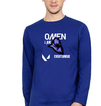 Load image into Gallery viewer, Valorant Full Sleeves T-Shirt for Men-Royal Blue-Ektarfa.online
