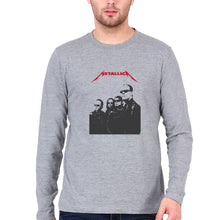 Load image into Gallery viewer, Metallica Full Sleeves T-Shirt for Men-Grey Melange-Ektarfa.online
