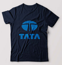 Load image into Gallery viewer, Tata T-Shirt for Men-S(38 Inches)-Navy Blue-Ektarfa.online
