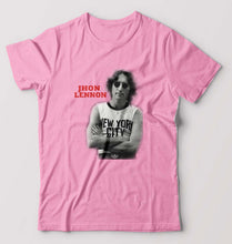 Load image into Gallery viewer, John Lennon T-Shirt for Men-Light Baby Pink-Ektarfa.online
