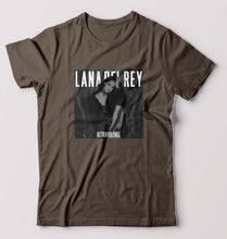 Load image into Gallery viewer, Lana Del Rey Ultraviolence T-Shirt for Men-S(38 Inches)-Olive green-Ektarfa.online
