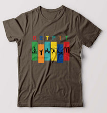 Load image into Gallery viewer, Gym T-Shirt for Men-Olive Green-Ektarfa.online
