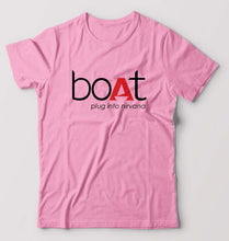 Load image into Gallery viewer, Boat T-Shirt for Men-Light Baby Pink-Ektarfa.online
