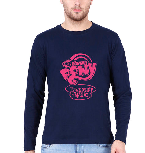 My Little Pony Full Sleeves T-Shirt for Men-Navy Blue-Ektarfa.online