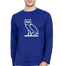 Load image into Gallery viewer, OVO Full Sleeves T-Shirt for Men-Royal Blue-Ektarfa.online
