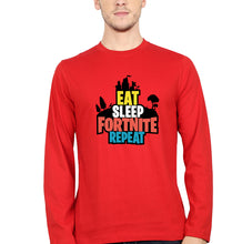 Load image into Gallery viewer, Fortnite Full Sleeves T-Shirt for Men-S(38 Inches)-Red-Ektarfa.online
