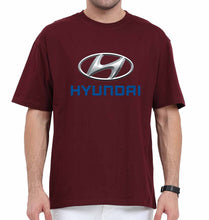 Load image into Gallery viewer, Hyundai Oversized T-Shirt for Men-Maroon-Ektarfa.online
