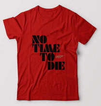 Load image into Gallery viewer, No Time To Die James Bond 007 T-Shirt for Men-Red-Ektarfa.online

