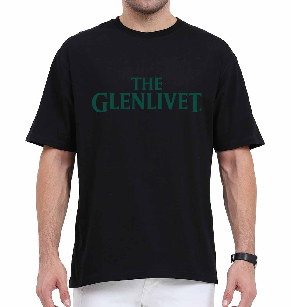 Glenlivet Oversized T-Shirt for Men-Black-Ektarfa.online