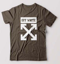 Load image into Gallery viewer, Off White T-Shirt for Men-Olive Green-Ektarfa.online
