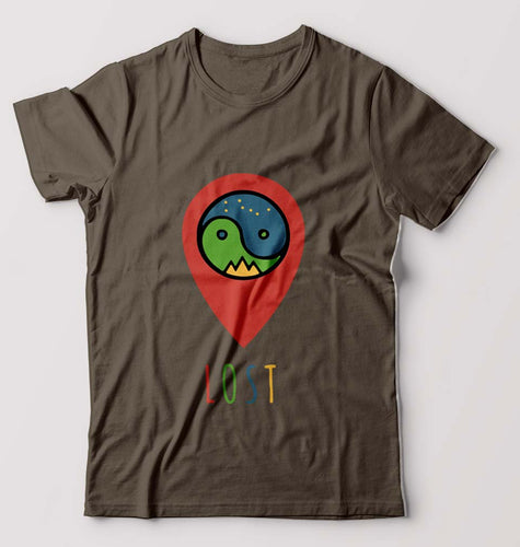 Travel Lost T-Shirt for Men-Olive Green-Ektarfa.online