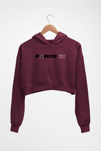 Load image into Gallery viewer, FORCE IX Akshay Kumar Crop HOODIE FOR WOMEN-Maroon-Ektarfa.online
