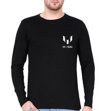 Load image into Gallery viewer, Messi New Logo Full Sleeves T-Shirt for Men-Black-Ektarfa.online
