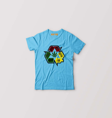 Weed Kids T-Shirt for Boy/Girl-Light Blue-Ektarfa.online