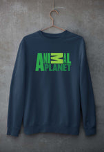 Load image into Gallery viewer, Animal Planet Unisex Sweatshirt for Men/Women-S(40 Inches)-Navy Blue-Ektarfa.online
