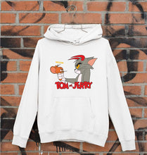 Load image into Gallery viewer, Tom and Jerry Unisex Hoodie for Men/Women-S(40 Inches)-White-Ektarfa.online
