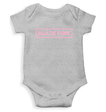 Load image into Gallery viewer, Black Pink Kpop Kids Romper Kids Romper For Baby Boy/Girl-0-5 Months(18 Inches)-Grey-Ektarfa.online
