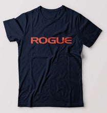 Load image into Gallery viewer, Rogue T-Shirt for Men-S(38 Inches)-Navy Blue-Ektarfa.online
