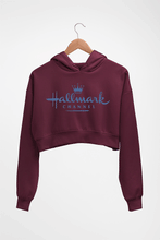 Load image into Gallery viewer, Hallmark Crop HOODIE FOR WOMEN-Maroon-Ektarfa.online
