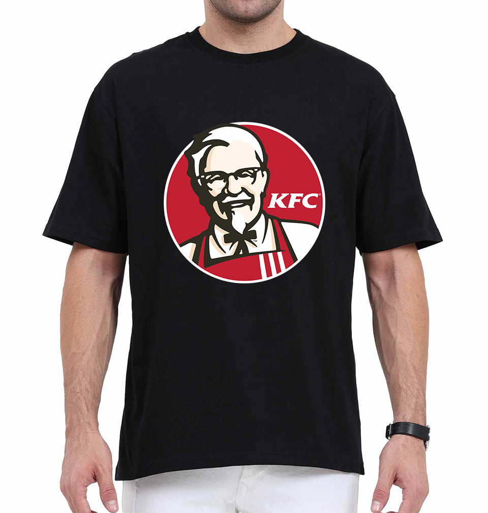 KFC Oversized T-Shirt for Men-Black-Ektarfa.online