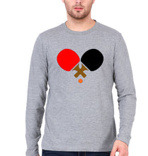 Load image into Gallery viewer, Table Tennie (TT) Full Sleeves T-Shirt for Men-Grey Melange-Ektarfa.online
