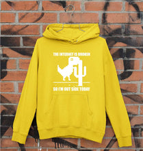 Load image into Gallery viewer, Internet Unisex Hoodie for Men/Women-Mustard Yellow-Ektarfa.online
