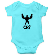 Load image into Gallery viewer, Cristiano Ronaldo CR7 Kids Romper For Baby Boy/Girl-0-5 Months(18 Inches)-Sky Blue-Ektarfa.online
