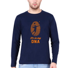 Load image into Gallery viewer, Badminton Full Sleeves T-Shirt for Men-Navy Blue-Ektarfa.online
