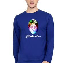 Load image into Gallery viewer, John Lennon Full Sleeves T-Shirt for Men-Royal Blue-Ektarfa.online
