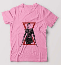 Load image into Gallery viewer, Black Widow T-Shirt for Men-Light Baby Pink-Ektarfa.online
