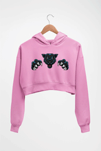 Load image into Gallery viewer, Black Panther Crop HOODIE FOR WOMEN
