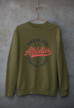 Load image into Gallery viewer, Varsity Brooklyn NYC Unisex Sweatshirt for Men/Women-Olive Green-Ektarfa.online

