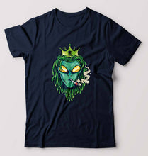 Load image into Gallery viewer, Weed Monster T-Shirt for Men-S(38 Inches)-Navy Blue-Ektarfa.online
