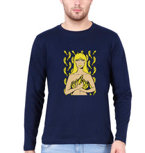 Load image into Gallery viewer, The Velvet Underground Full Sleeves T-Shirt for Men-Navy Blue-Ektarfa.online
