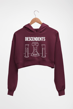 Load image into Gallery viewer, Descendents Crop HOODIE FOR WOMEN-Maroon-Ektarfa.online
