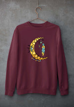 Load image into Gallery viewer, Dream Catcher Moon Unisex Sweatshirt for Men/Women-S(40 Inches)-Maroon-Ektarfa.online

