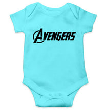 Load image into Gallery viewer, Avengers Kids Romper For Baby Boy/Girl-0-5 Months(18 Inches)-Sky Blue-Ektarfa.online
