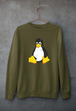 Load image into Gallery viewer, Linux Unisex Sweatshirt for Men/Women-Olive Green-Ektarfa.online
