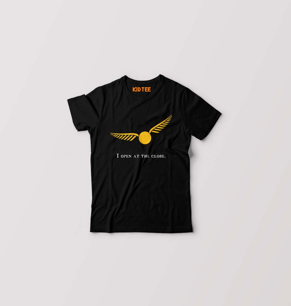 Harry Potter Kids T-Shirt for Boy/Girl-Black-Ektarfa.online