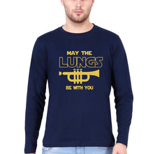 Load image into Gallery viewer, Trumpet Full Sleeves T-Shirt for Men-Navy blue-Ektarfa.online
