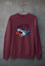 Load image into Gallery viewer, Shark Unisex Sweatshirt for Men/Women-S(40 Inches)-Maroon-Ektarfa.online
