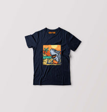 Load image into Gallery viewer, Shark Kids T-Shirt for Boy/Girl-Navy Blue-Ektarfa.online
