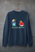 Load image into Gallery viewer, Tuca &amp; Bertie Unisex Sweatshirt for Men/Women-Navy Blue-Ektarfa.online
